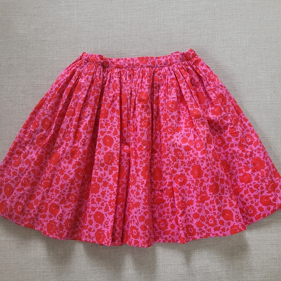 Jacadi Pink Liberty Floral Skirt + Headband. - Picture 3 of 9
